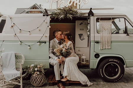 OhoBoho Fotobus jako miętowy fotobus boho